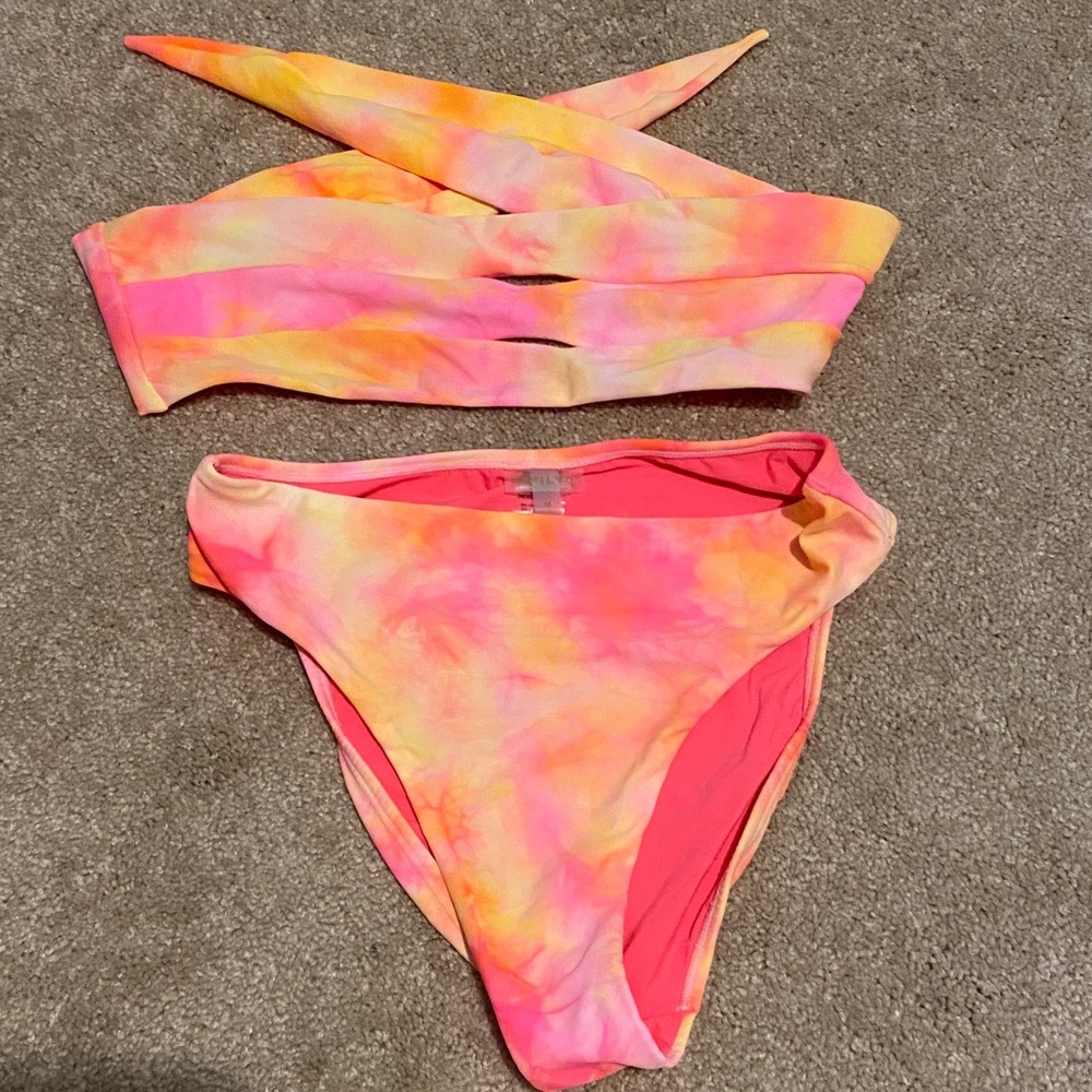 Pily Q Vibrant Tie-Dye Bikini Set